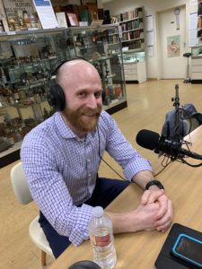 Picture of Zachary Nicholas pictured at the Joy of Medicine On Call Podcast Interview